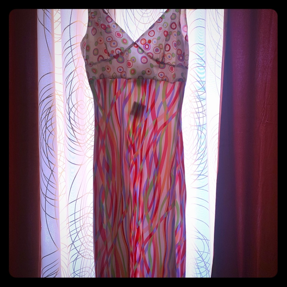 Silk Summer Sun Dress